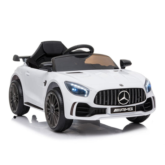 Kahuna Mercedes Benz Licensed Kids Electric Ride On Car Remote Control - White - ToyChest.au