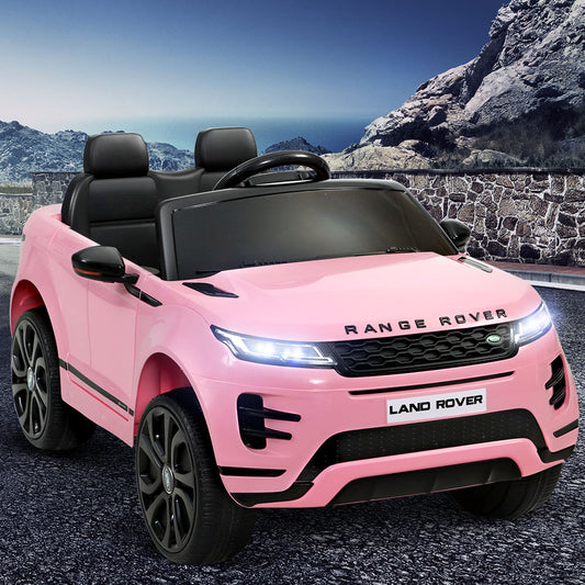 Kids Electric Ride On Car Land Rover Licensed Toy Cars Remote 12V Battery Pink - ToyChest.au