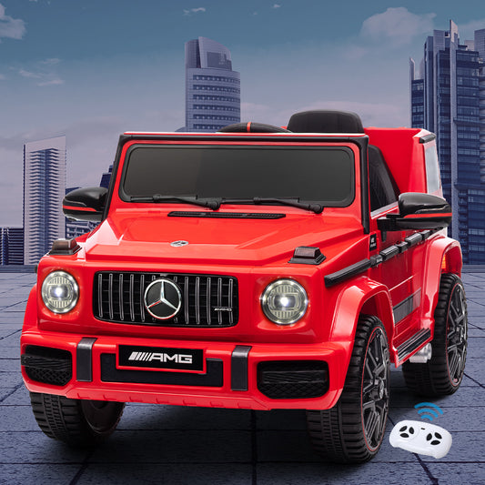 Kids Electric Ride On Car Mercedes-Benz Licensed AMG G63 Toy Cars Remote Red - ToyChest.au
