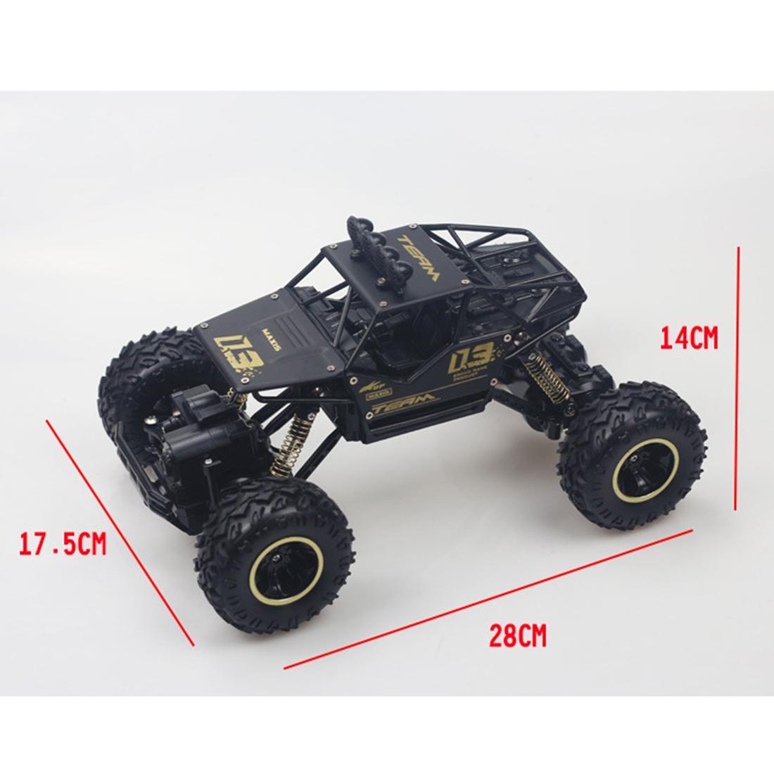 Large 1 16 Alloy Climbing Car - 28cm Remote Control Toy for Cross-country Adventures - Red