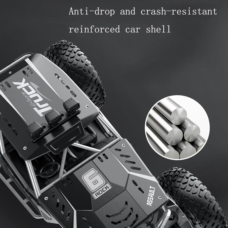 Large Alloy Off-road Rc Car for Kids - Silver