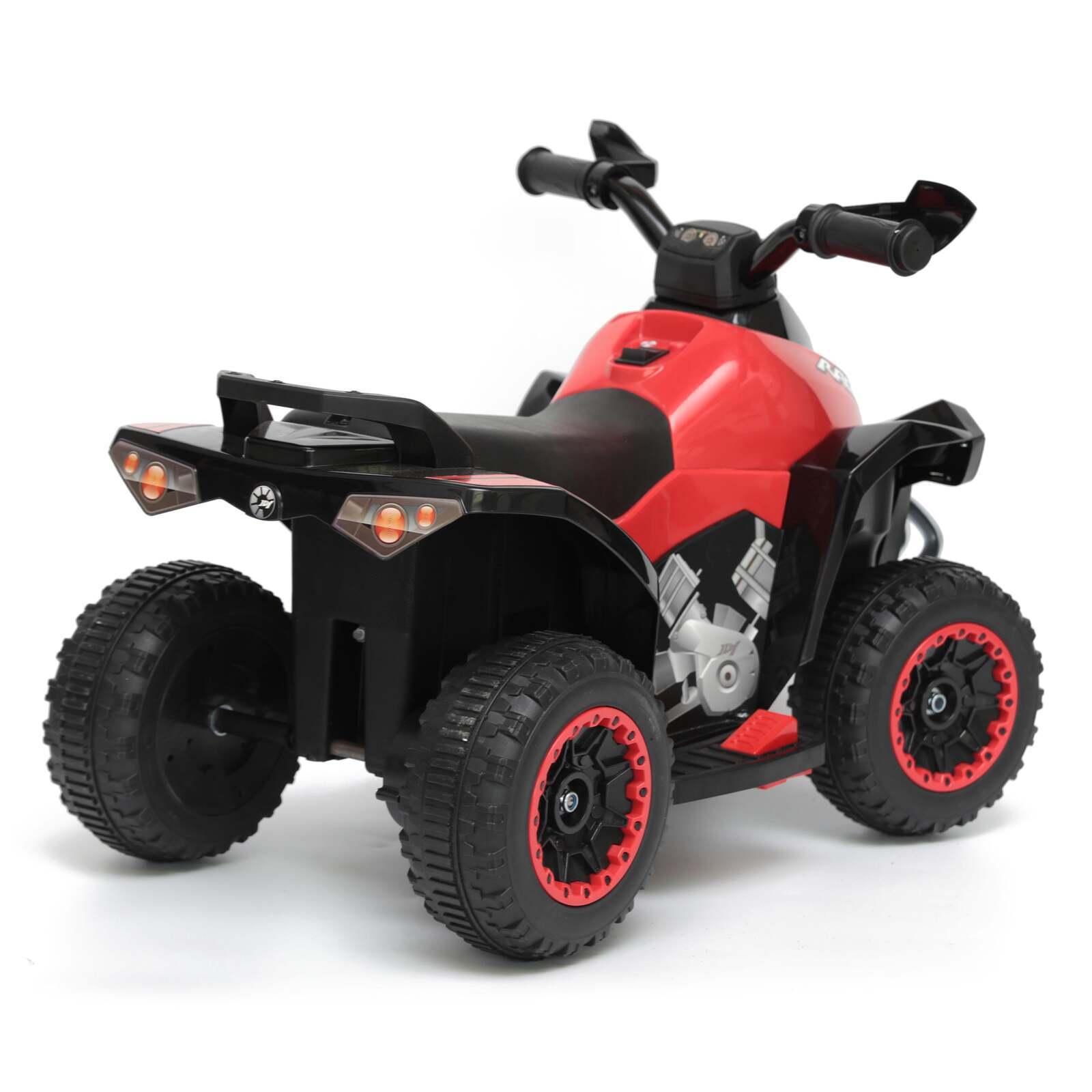 Quad Ride - on Electronic 4 Wheel ATV (Red) for Children - Up To 3km/h