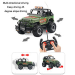 Remote Control Electric Car with Usb Charging for Kids - Camouflage Convertible