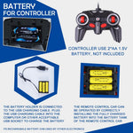 Remote-controlled Deformable Toy Car - 4 Channels - Blue