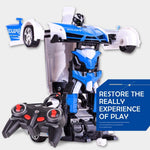 Remote-controlled Deformable Toy Car - 4 Channels - Blue