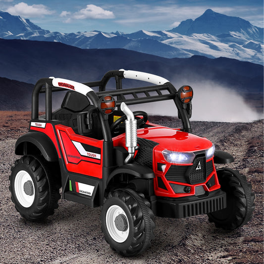Rigo Kids Electric Ride On Car Off Road Jeep Remote 12V Red - ToyChest.au
