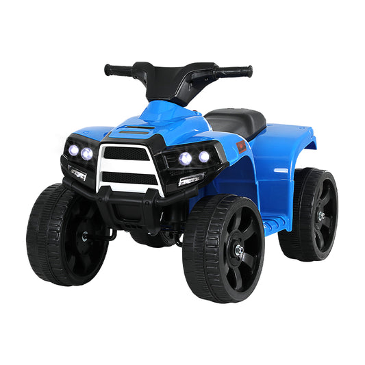 Rigo Kids Ride On ATV Quad Motorbike Car 4 Wheeler Electric Toys Battery Blue - ToyChest.au