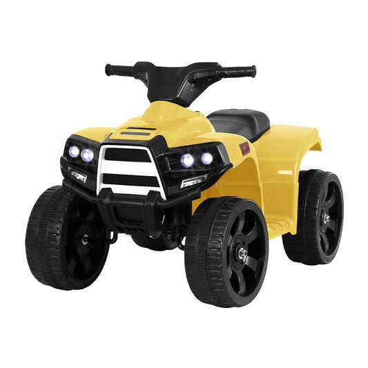 Rigo Kids Ride On ATV Quad Motorbike Car 4 Wheeler Electric Toys Battery Yellow - ToyChest.au