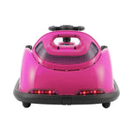 Rigo Kids Ride On Car Bumper Kart 6V Electric Toys Cars Remote Control Pink
