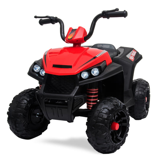 ROVO KIDS Electric Ride On ATV Quad Bike Battery Powered, Red and Black - ToyChest.au