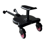 Baby Jogger Glider Board 2 in 1 Kid Stroller Board with Dismountable Seat AU pink wheel