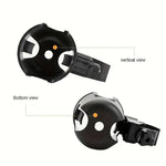 Vibe Geeks Convenient 2-in-1 Stroller Cup and Phone Holder for On-the-go Parenting - White