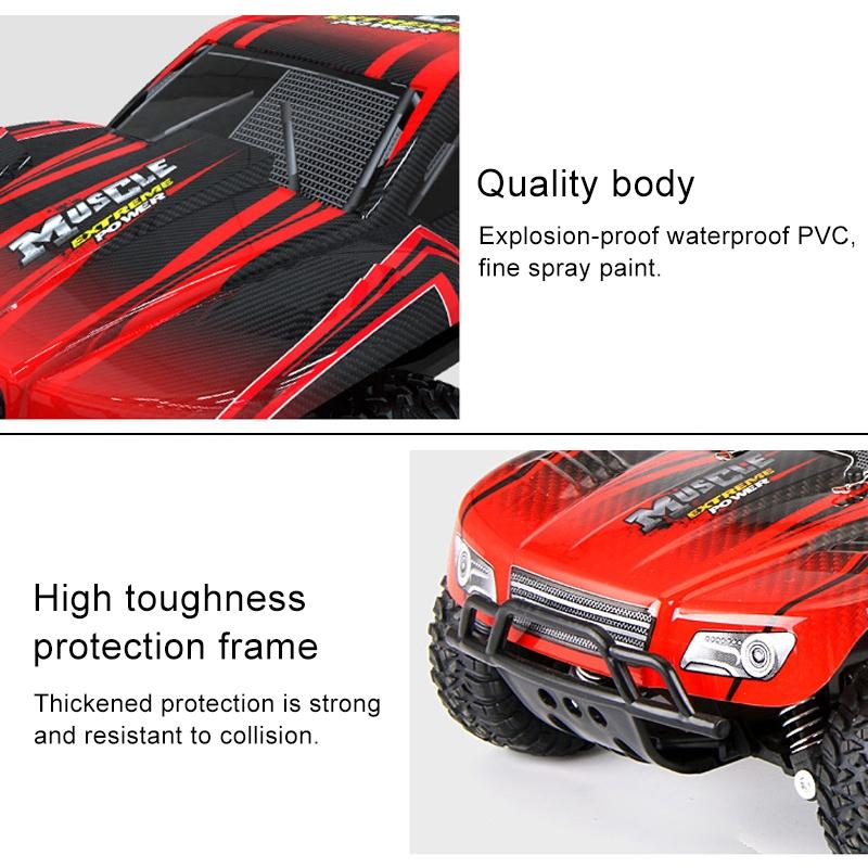 1 16 Wireless R / C Drift Car - 2.4G Remote Control Off-Road 4Wd Yellow