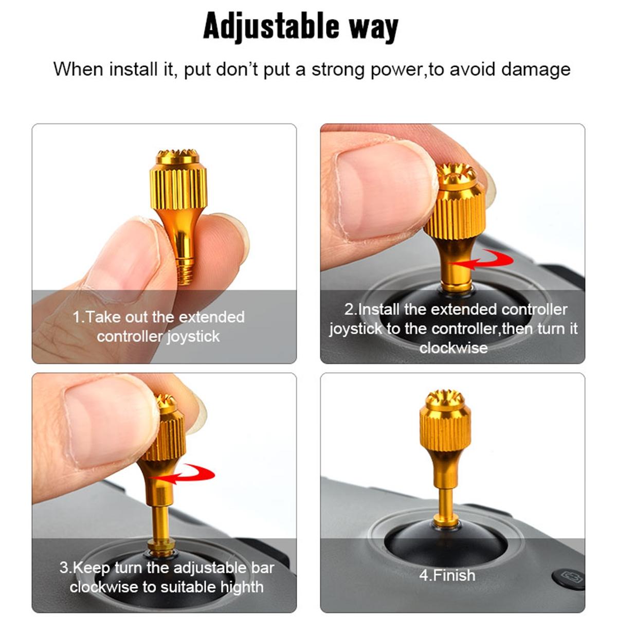 2-Pack Retractable Aluminum Alloy Drone Rockers For Dji Air 2S / Mini 2 / Mavic Air 2
