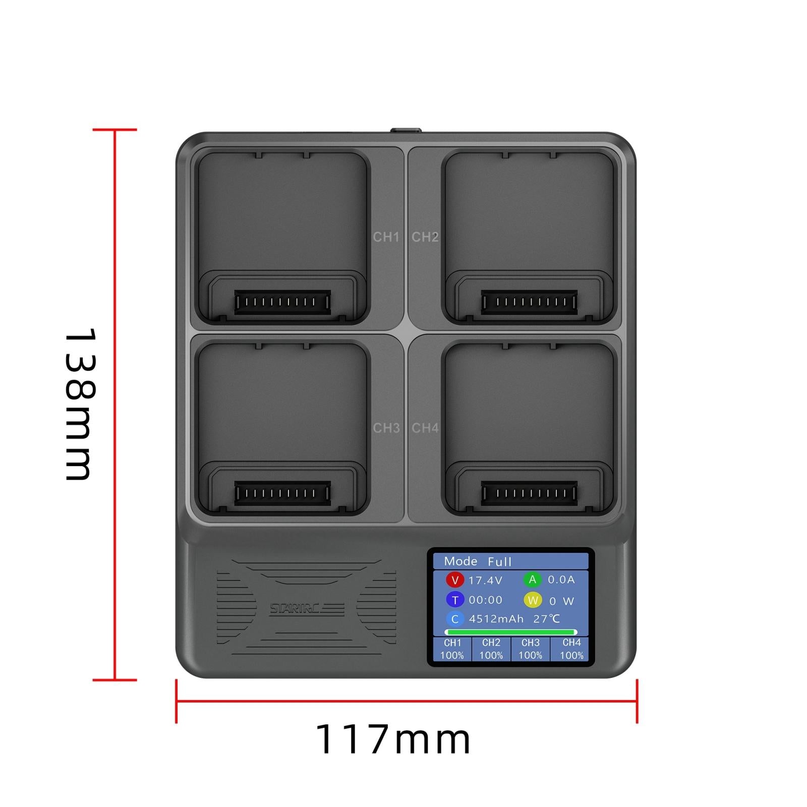 4-In-1 Charging Butler With Screen - Battery Charger