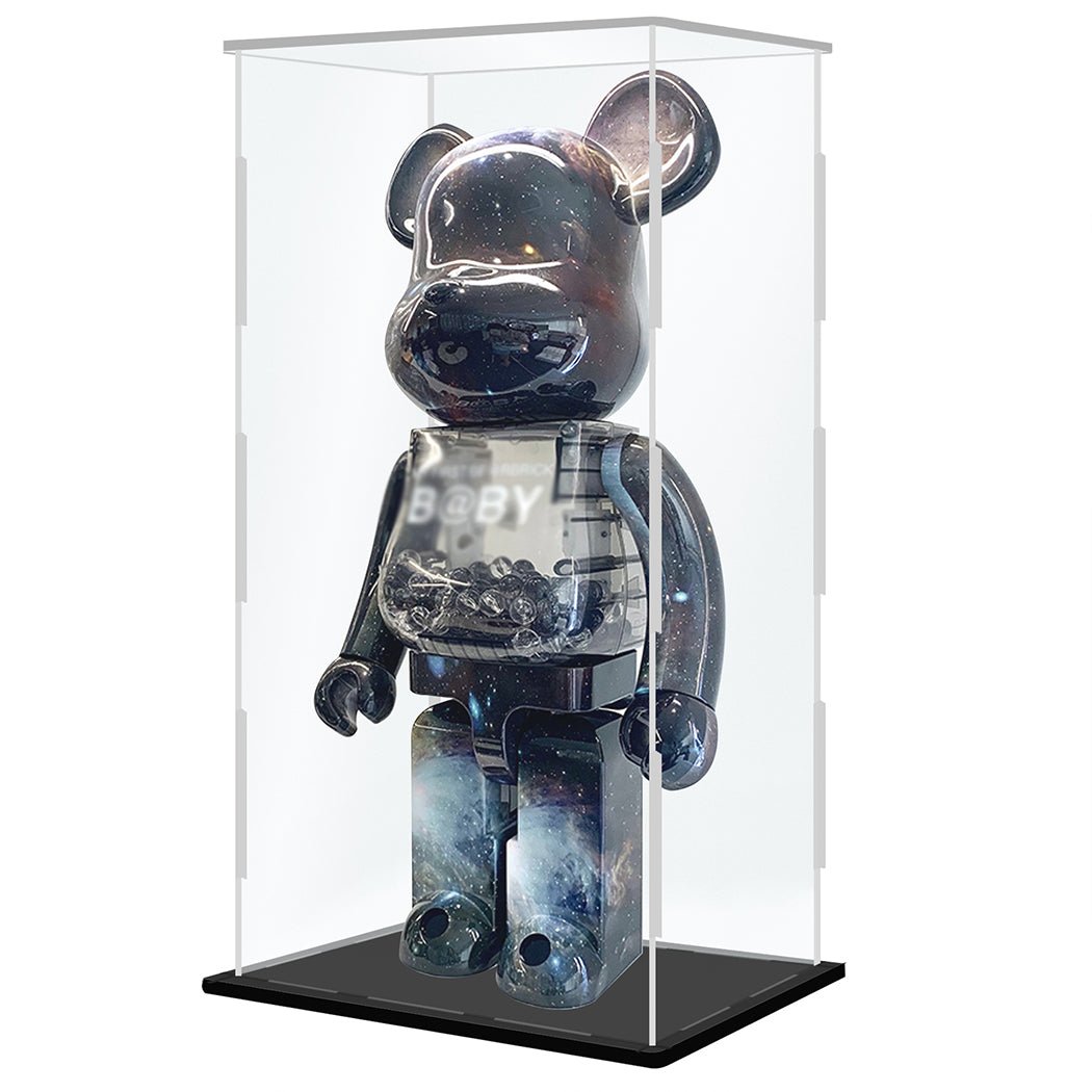 400%Bearbrick Display Case Pop Mart Black