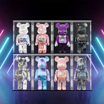 400%Bearbrick Display Case Pop Mart Black