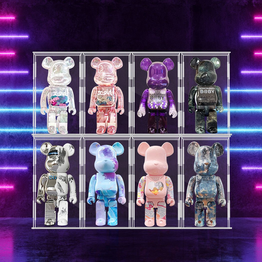 Bearbrick Display Case 400% Acrylic Clear
