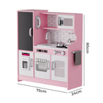 Bopeep Kids Kitchen Set Wooden Pretend Play Cooking Toy