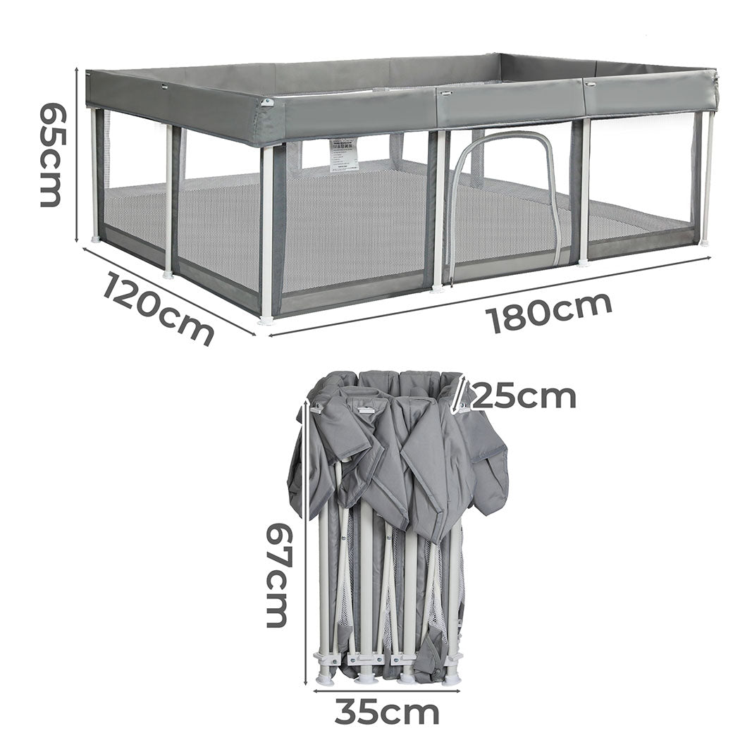 Bopeep Kids Playpen Foldable 120X180