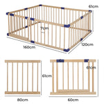 BoPeep Kids Playpen Wooden Baby Safety Medium