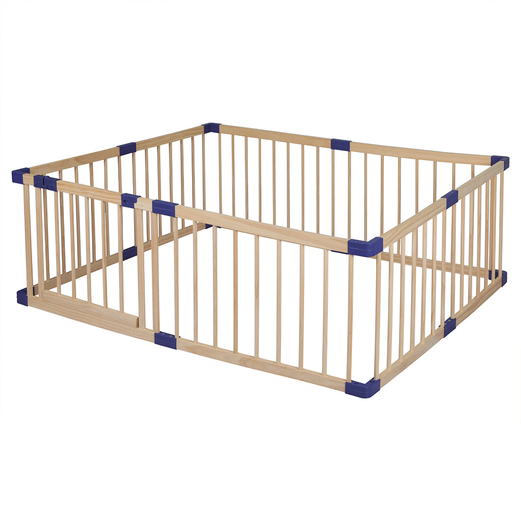 BoPeep Kids Playpen Wooden Baby Safety Medium