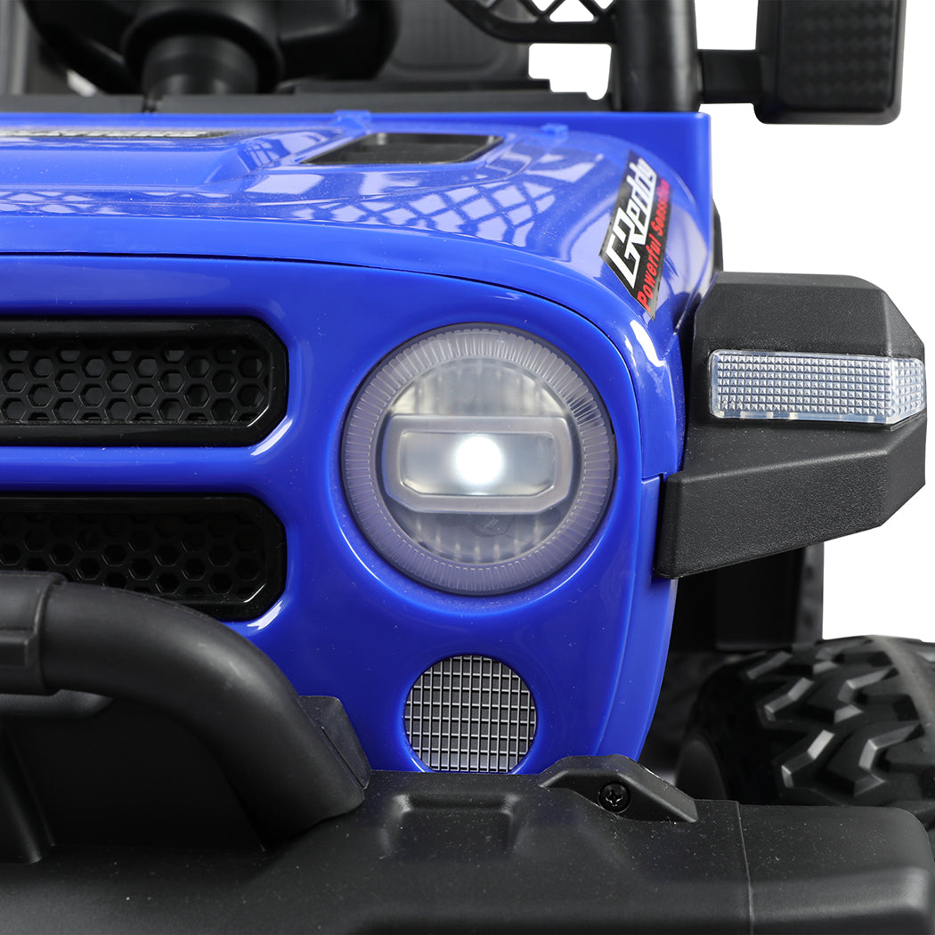 BoPeep Kids Ride On Car Electric Jeep Blue