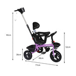 BoPeep Kids Tricycle Ride On Trike Toddler Purple
