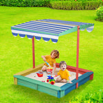 Bopeep Kids Wooden Sandbox 120X120CM