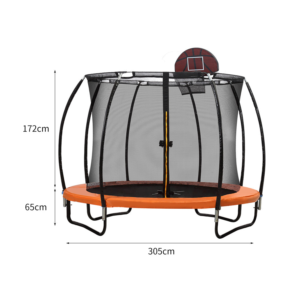 Centra 10FT Trampoline Round Trampolines 40 W