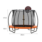 Centra 12FT Trampoline Round Trampolines 30 W