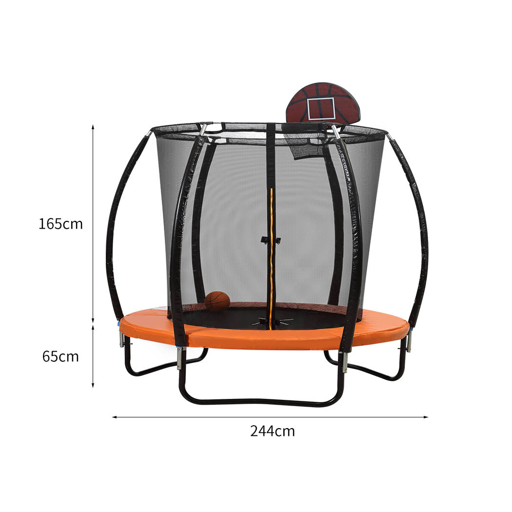 Centra 8FT Trampoline Round Trampolines