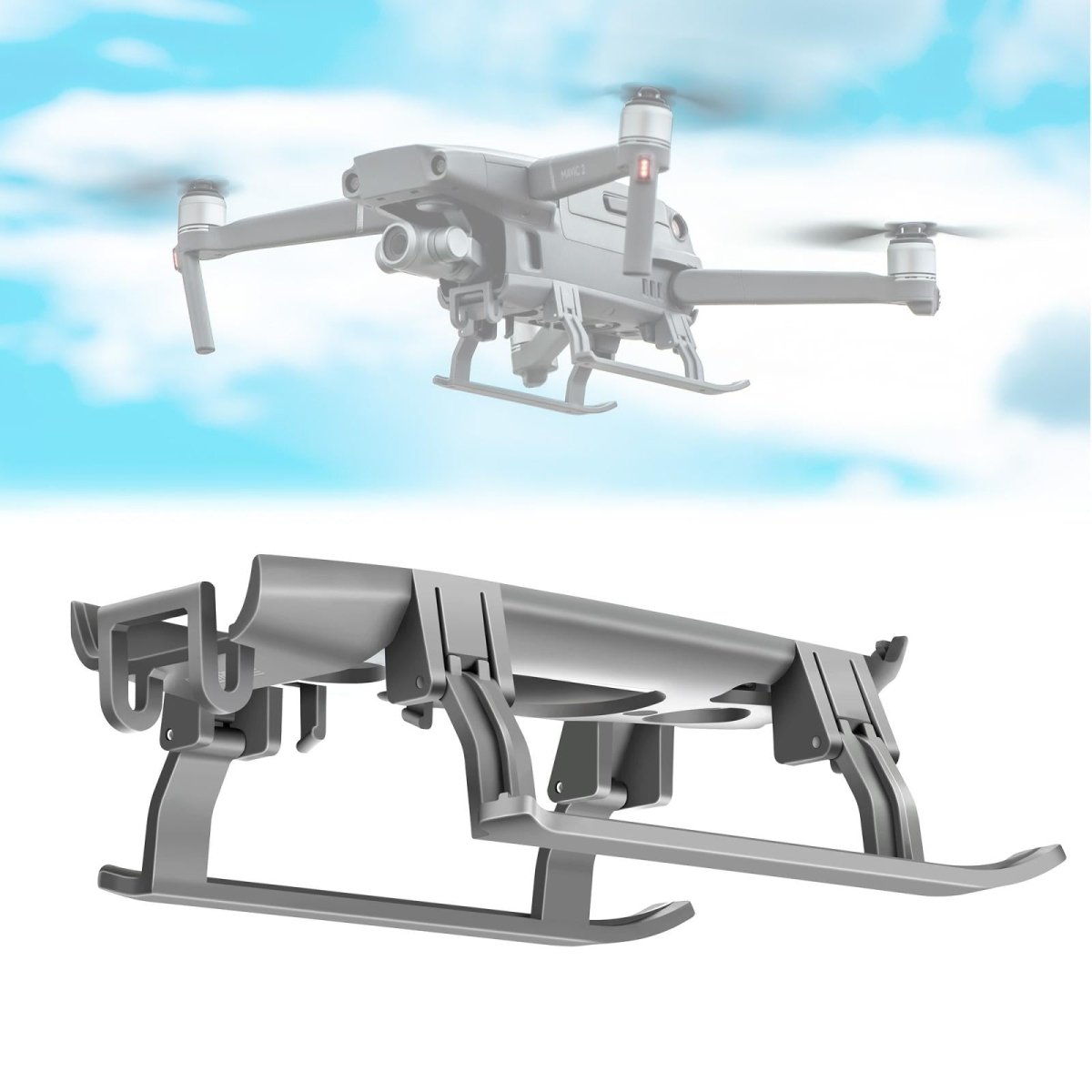 Extended Folding Landing Gear Training Rack For Dji Mavic 2