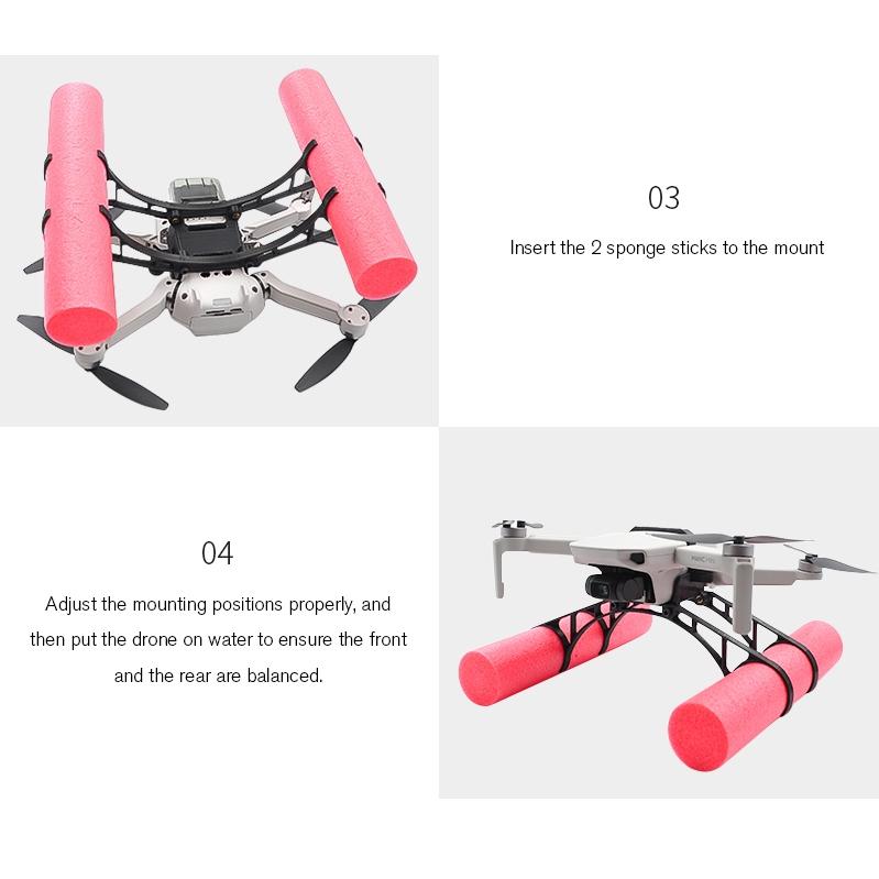 Extended Landing Bracket For Dji Mavic 2 Mini - Buoyancy Rod Absorber