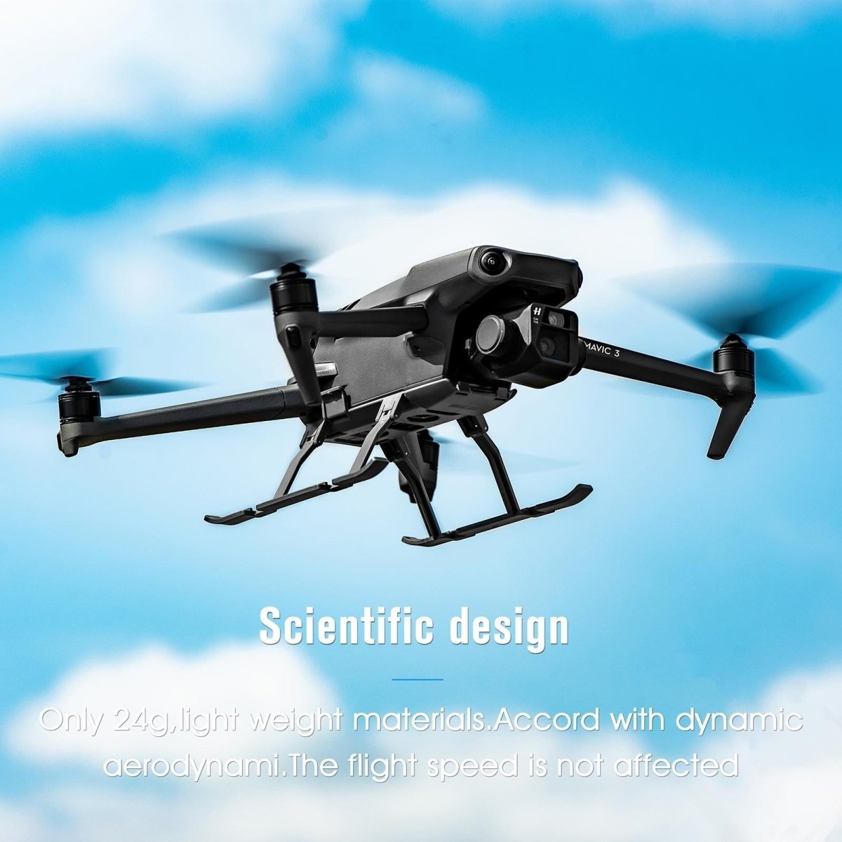 Foldable Landing Gear Extender For Dji Mavic 3