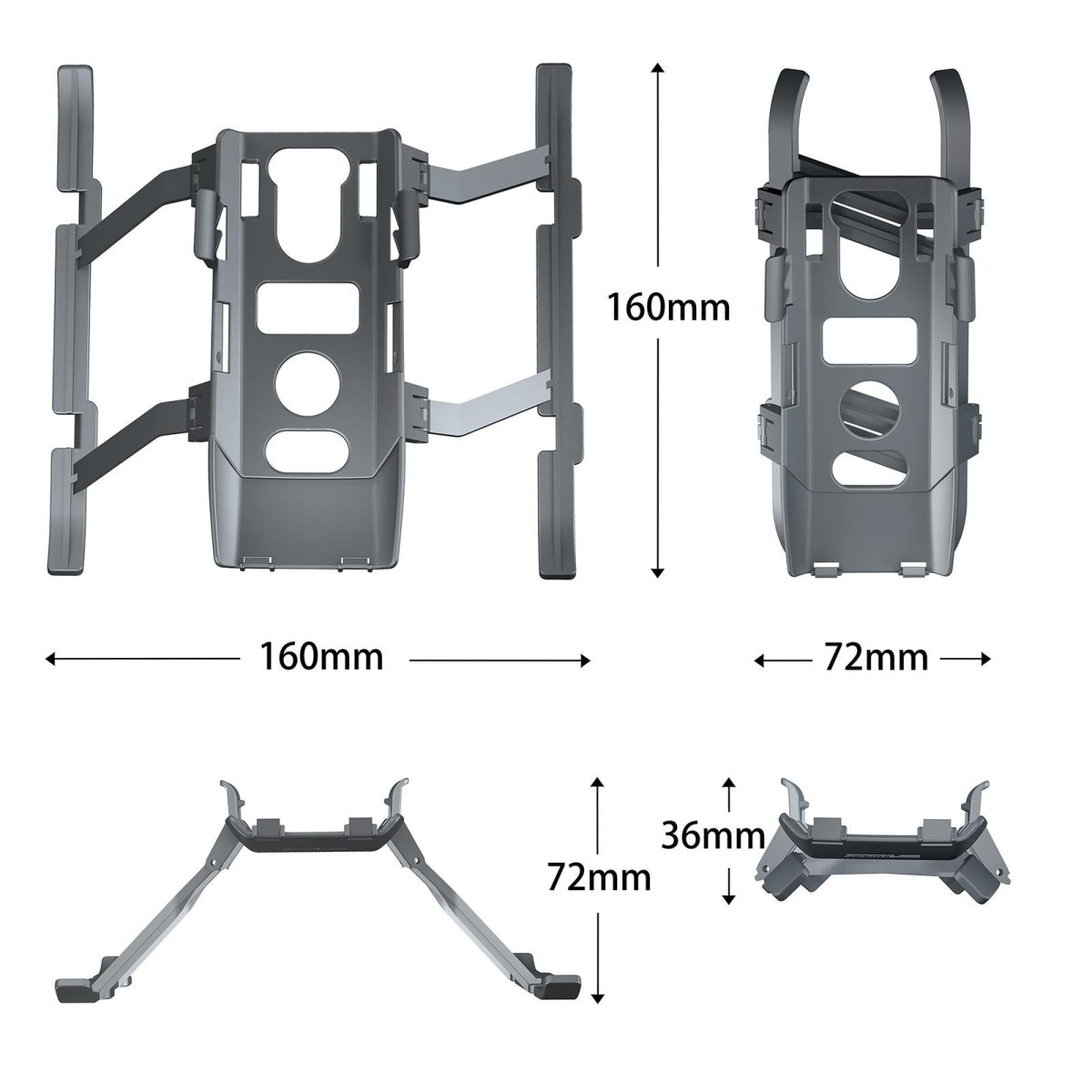 Foldable Landing Gear Extender For Dji Mavic 3