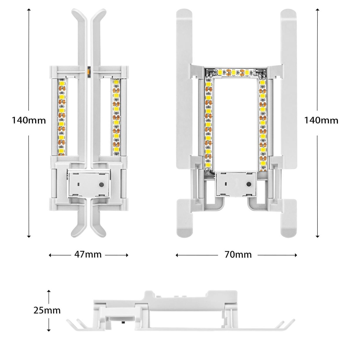 Foldable Landing Gear Extender For Dji Mini 2 / Mavic Mini With Led Night Light