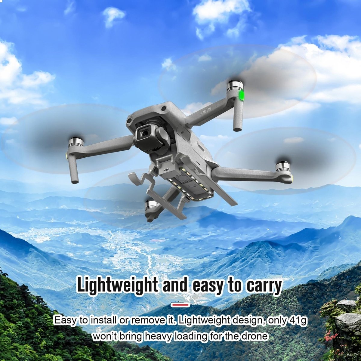 Foldable Landing Gear For Dji Air 2S - Anti - Fall & Heightened