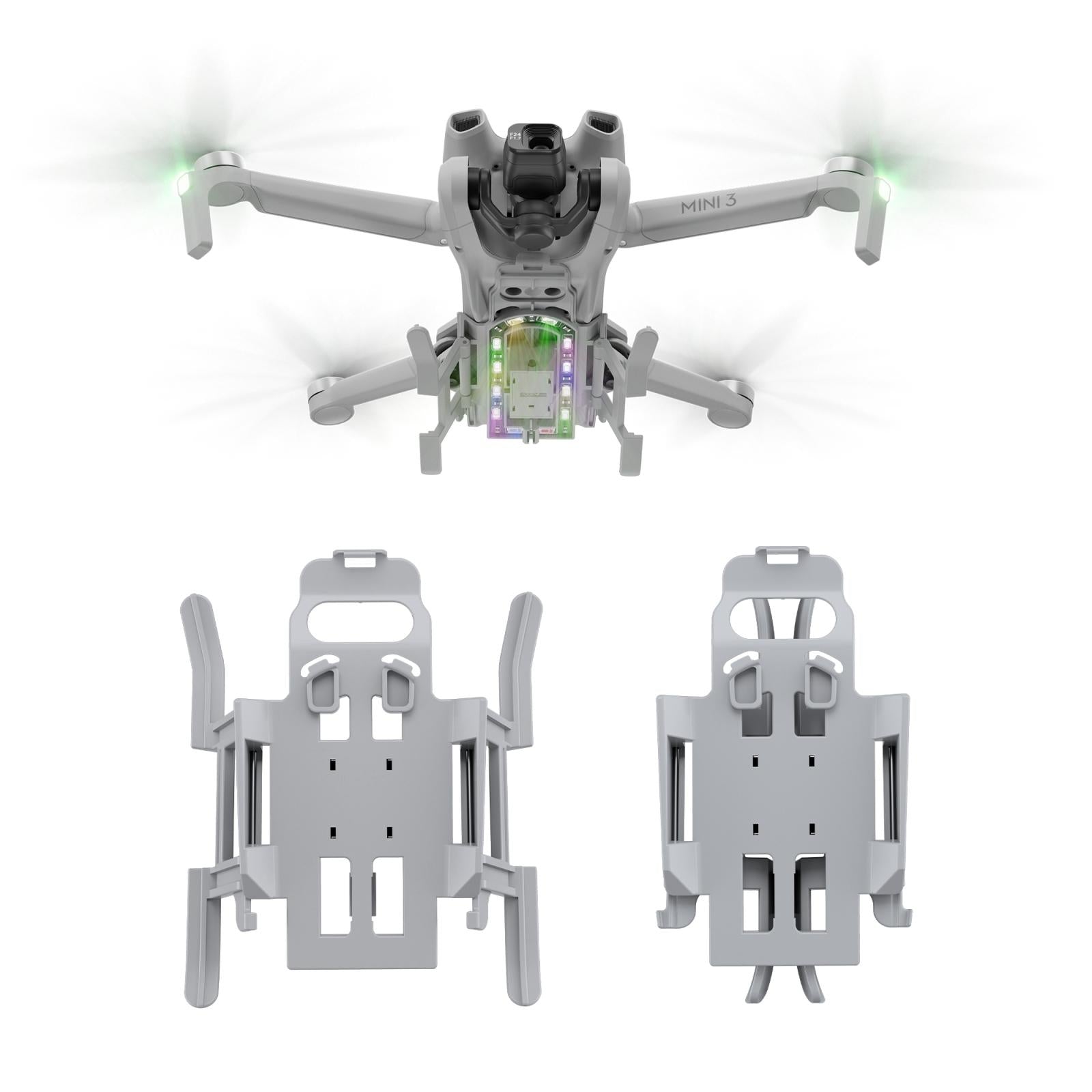 Foldable Landing Gear For Dji Mini 3 - Anti-Fall & Heightened
