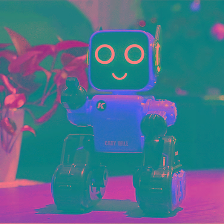 Intelligent Remote Control Robo-Advisor Toy With Led Light