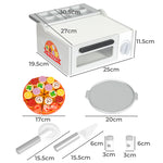 Kids Kitchen Play Set Wooden Toys Children
