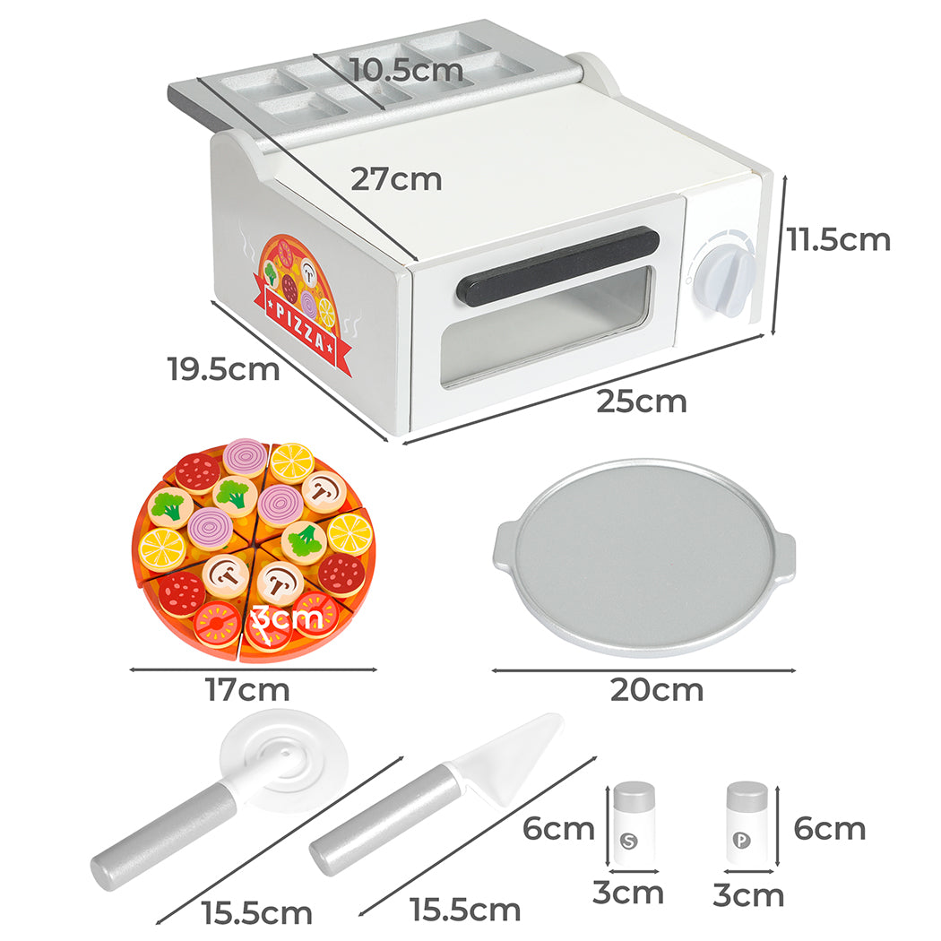 Kids Kitchen Play Set Wooden Toys Children
