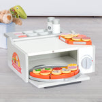 Kids Kitchen Play Set Wooden Toys Children