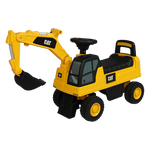 Kids ride on excavator