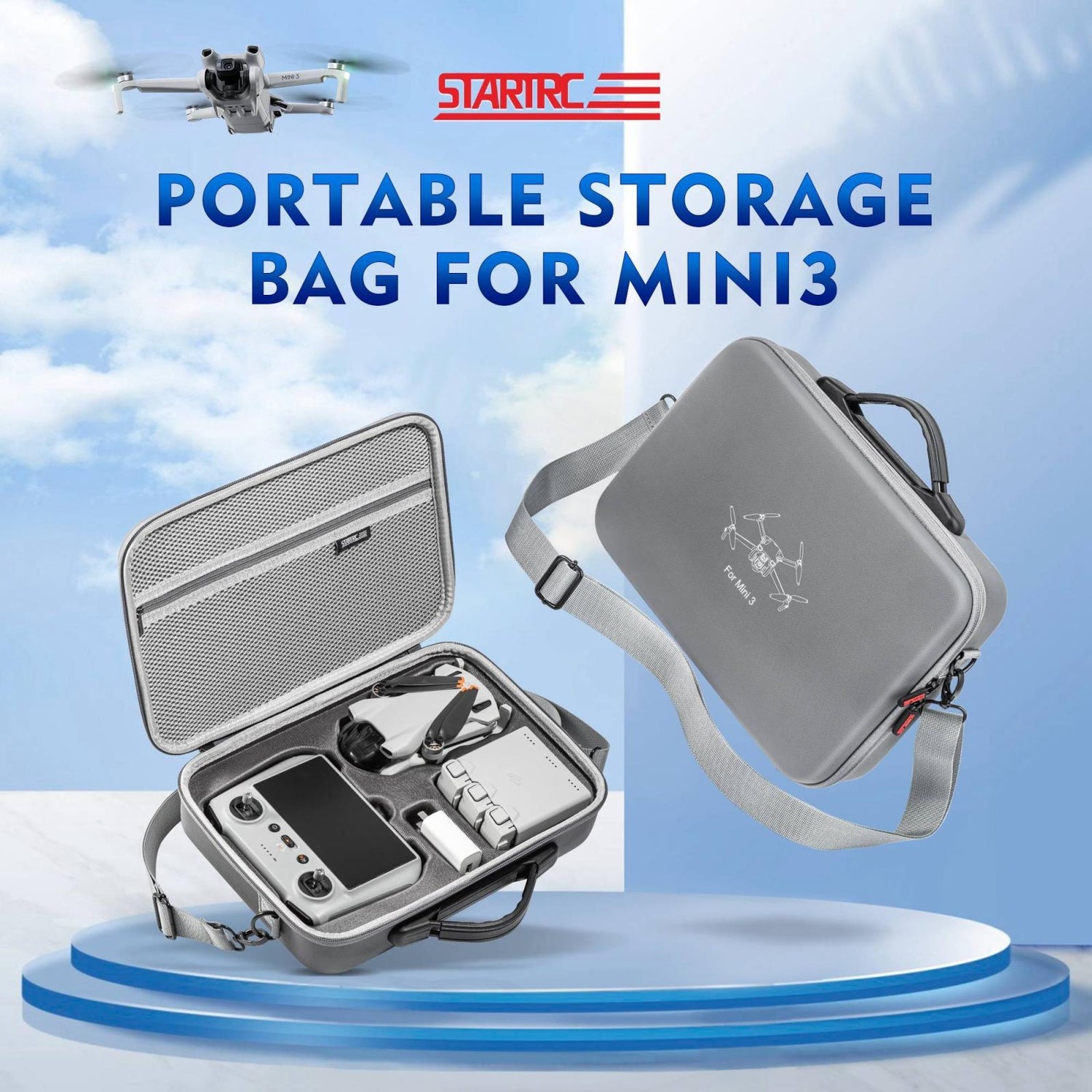 Mini 3 / Rc Shoulder Bag With Screen Storage