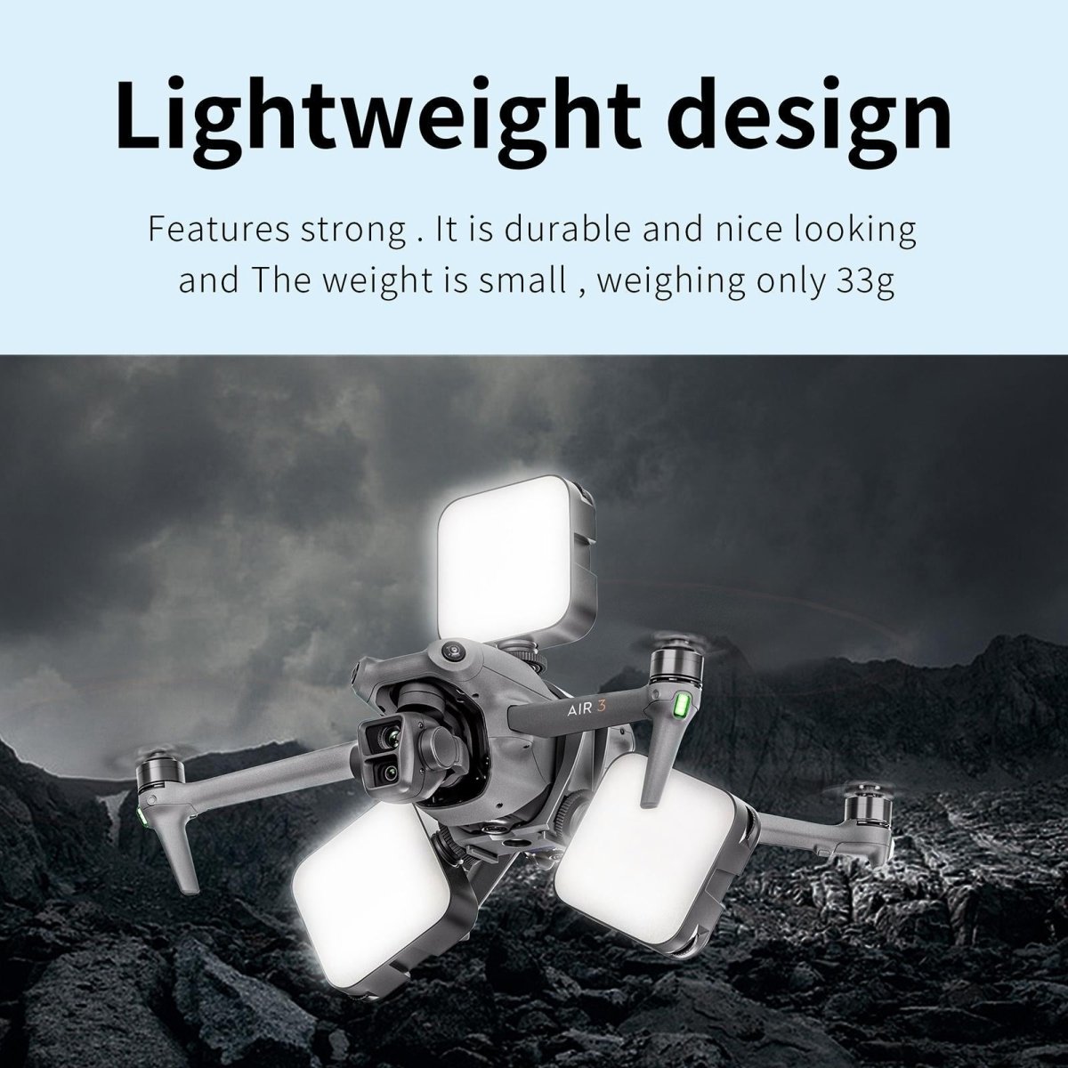 Night Navigation Light Speaker Mount For Dji Air 3 Expansion