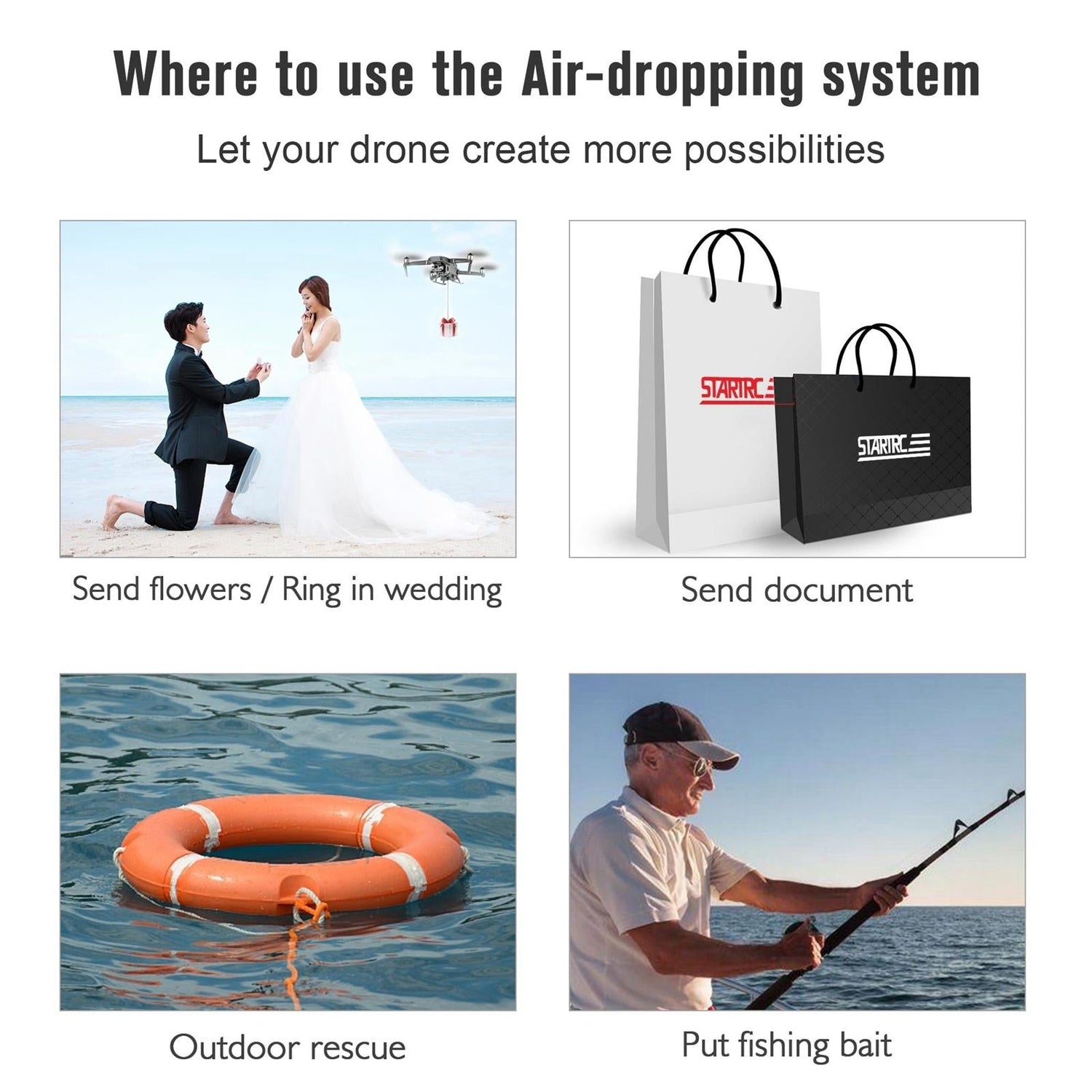 Parabolic Air Dropping System For Dji Mavic 3