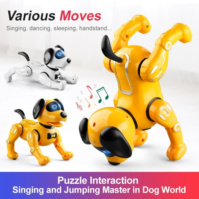 Programmable Rc Robot Dog Toy - Yellow