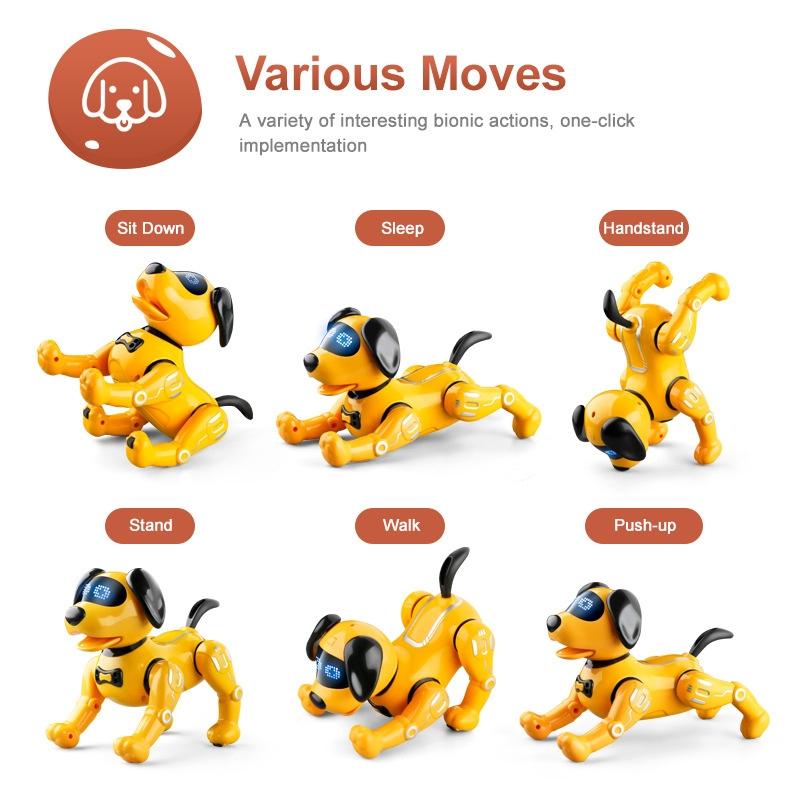 Programmable Rc Robot Dog Toy - Yellow