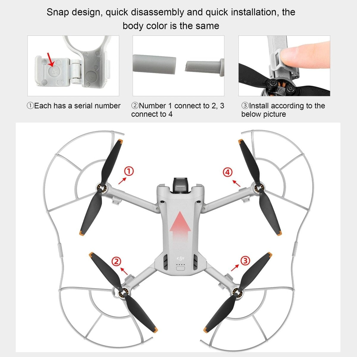 Protective Propeller Guard For Dji Mini 3 Pro Drone